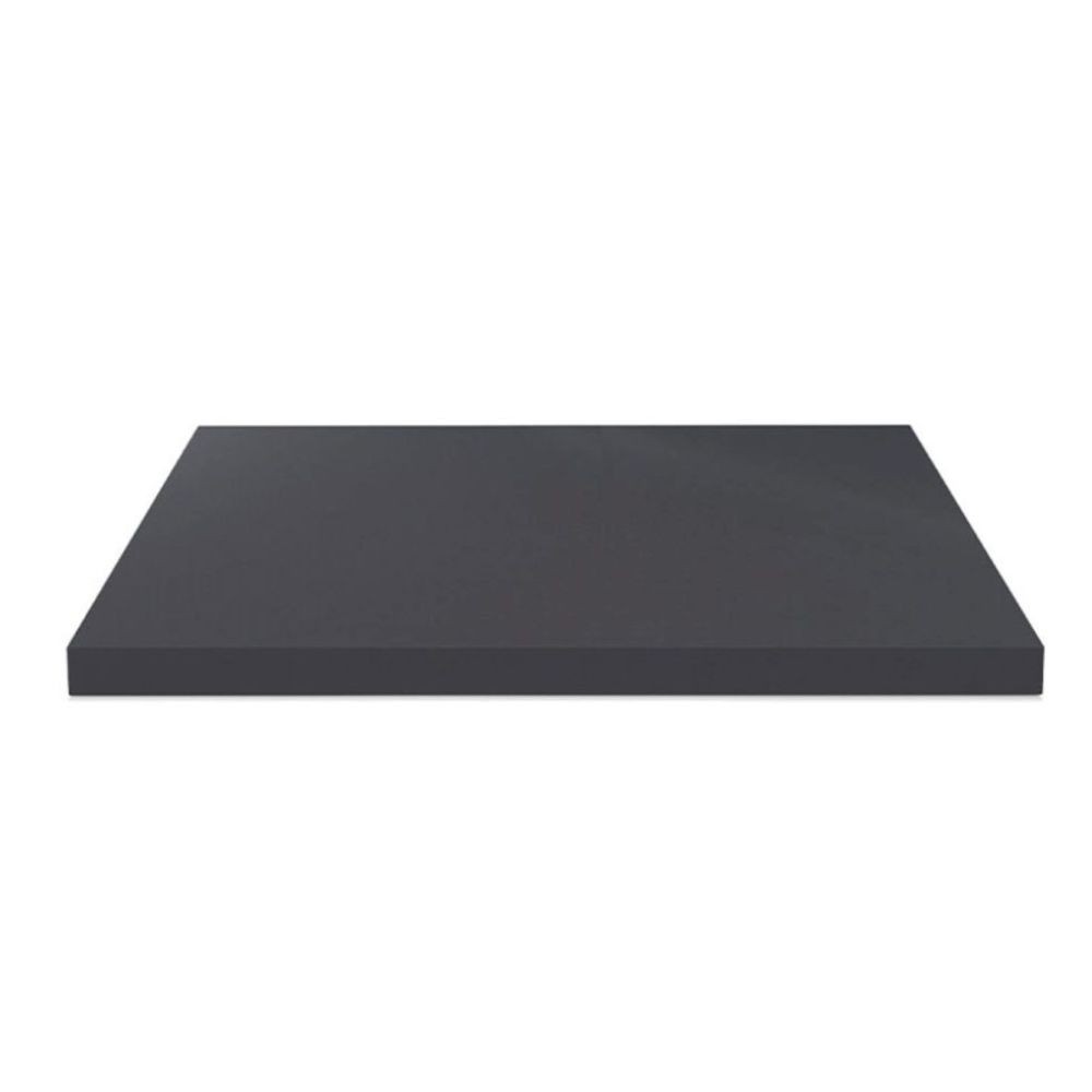 Top per bagno 100x47x3.8 con bordo poliuretano in antracite satinato Top per bagno 100x47x3.8 con bordo poliuretano in antracite satinato