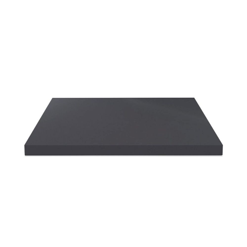 Top per bagno 80x48x3.8 con bordo poliuretano in antracite satinato Top per bagno 80x48x3.8 con bordo poliuretano in antracite satinato