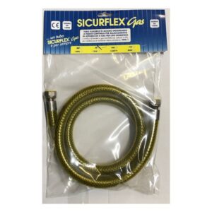 Tubo gas e gpl X10134 da 2 mt acciaio inox ff ½