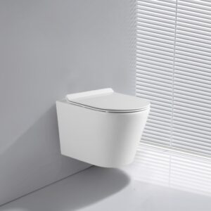 WC sospeso rimless YJ-2392 48.5x36x.36.5 cm bianco lucido