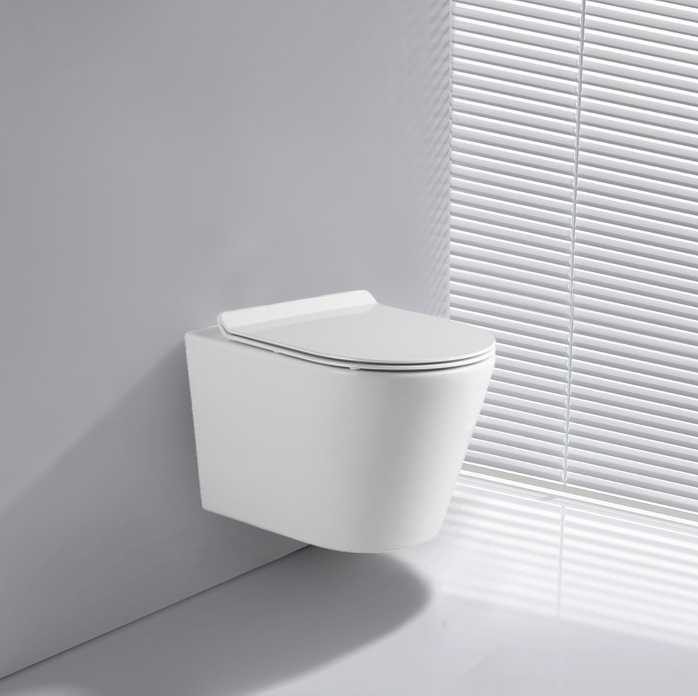 WC sospeso rimless YJ-2392 48.5x36x.36.5 cm bianco lucido WC sospeso rimless YJ-2392 48.5x36x.36.5 cm bianco lucido