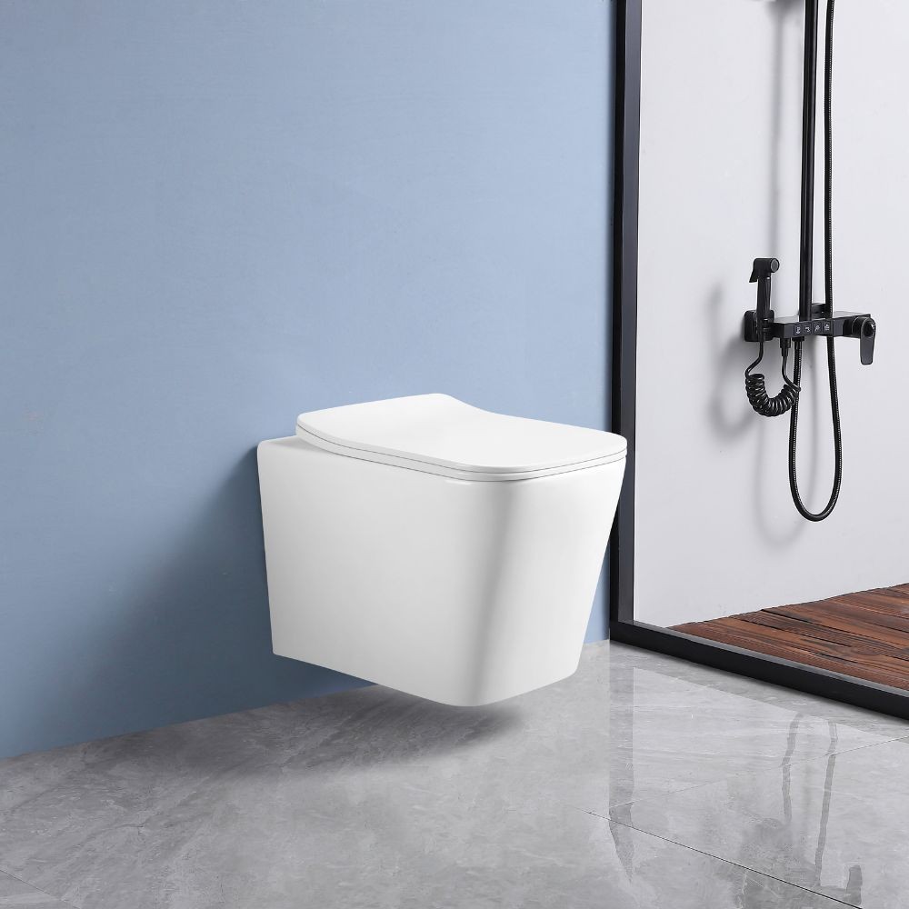 WC sospeso YJ-2303 con scarico a parete bianco lucido WC sospeso YJ-2303 con scarico a parete bianco lucido